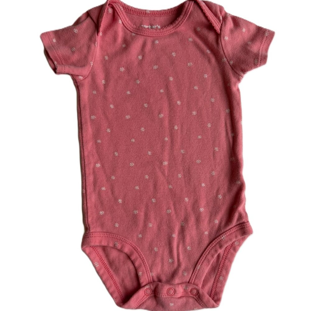 5/$10 | Baby Girl Short Sleeve Bodysuit Berry Pink 9M Carter's